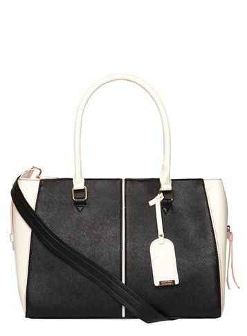 Dorothy Perkins Pink Mix Colour Block Bowler Bag
