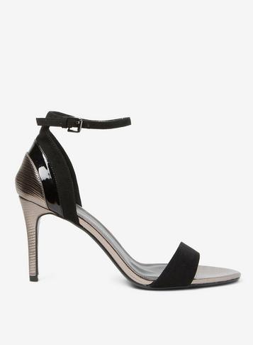 Dorothy Perkins Wide Fit Black 'bravo' Sandals