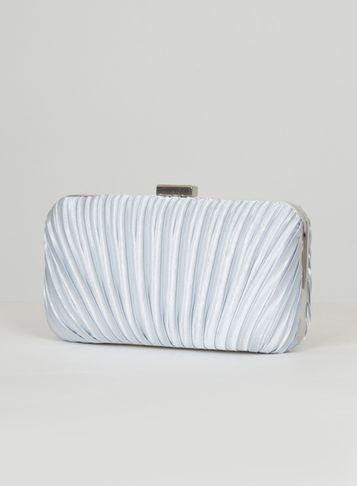 Dorothy Perkins *chi Chi London Blue Satin Clutch Bag