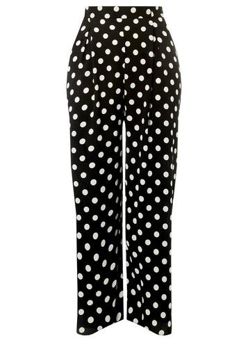 Dorothy Perkins *dp Curve Monochrome Spotted Palazzo Trousers