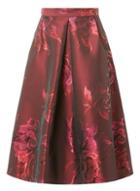 Dorothy Perkins *luxe Red Jacquard Prom Skirt