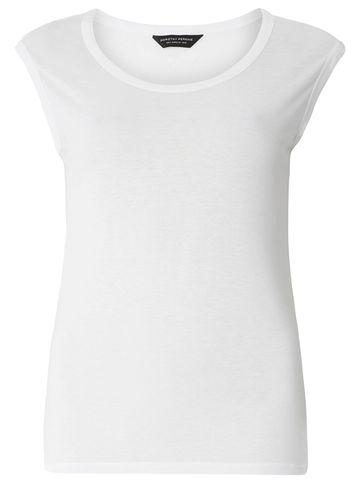 Dorothy Perkins White Scoop Neck Tank Top