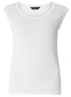 Dorothy Perkins White Scoop Neck Tank Top