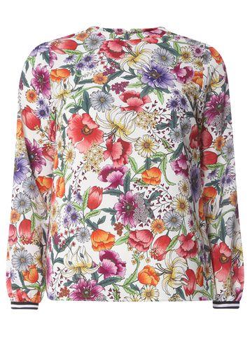 Dorothy Perkins Sports Trim Floral Top