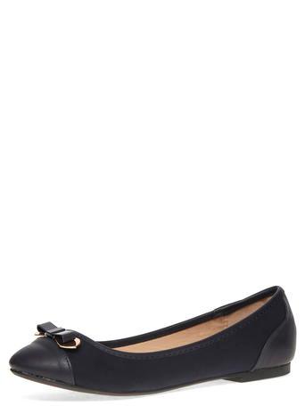Dorothy Perkins Navy Bow Detail Pumps