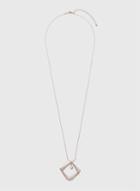 Dorothy Perkins Rose Gold Cubic Zirconia Necklace