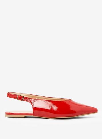 Dorothy Perkins Red Patent Phantom Pumps