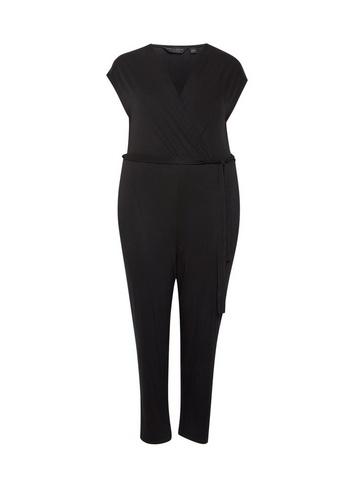 Dorothy Perkins *dp Curve Black Wrap Jumpsuit