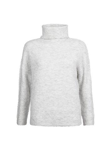 Dorothy Perkins Petite Grey Spandex Roll Neck Jumper