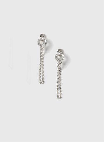 Dorothy Perkins Chain Drape Crystal Earring