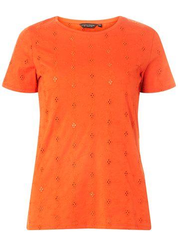 Dorothy Perkins Orange Broderie T-shirt