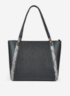 Dorothy Perkins Black Panel Shopper Bag