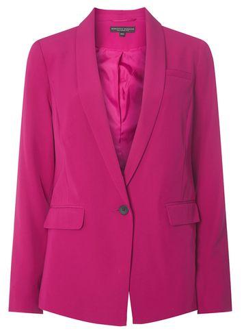 Dorothy Perkins Fuchsia Buttoned Blazer