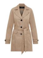 *vero Moda Silver Grey Belted Trench Coat