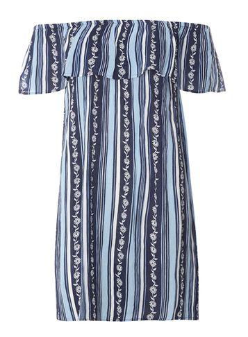 Dorothy Perkins Floral Stripe Bardot Dress