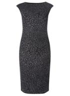 Dorothy Perkins *billie & Blossom Black Tall Animal Design Bodycon Dress