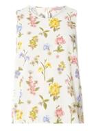 Dorothy Perkins Petite Floral Sleeveless Tie Back Top