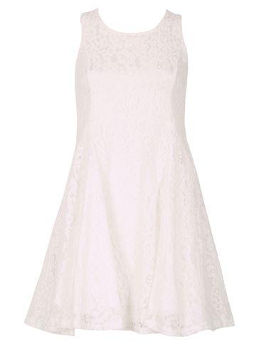 Dorothy Perkins *izabel London White Round Neck Dress
