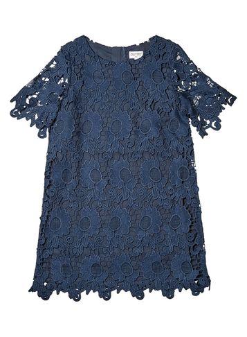 Dorothy Perkins *girls Navy Lace Dress