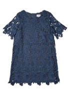 Dorothy Perkins *girls Navy Lace Dress