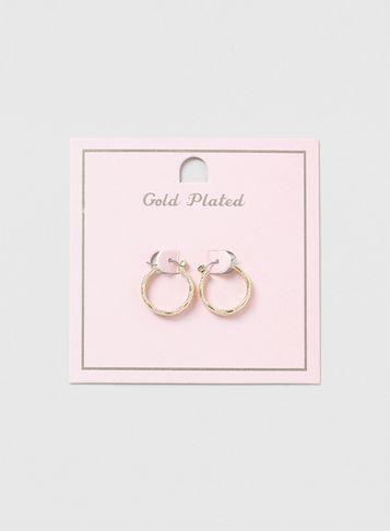 Dorothy Perkins Gold Plated Hoop Earrings
