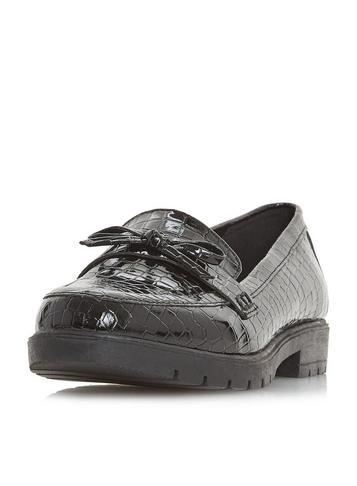 Dorothy Perkins * Head Over Heels By Dune Gemmy Black Flat Shoes