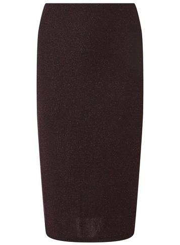 Dorothy Perkins Pink Glitter Pencil Skirt