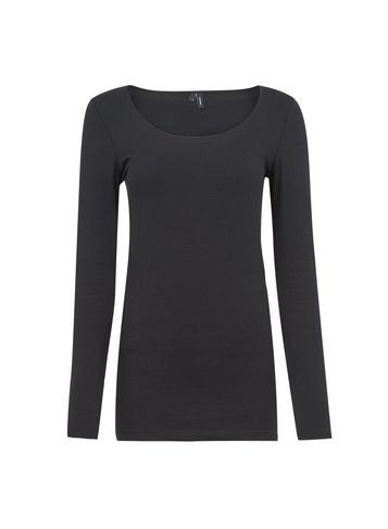 *vero Moda Black Scoop Neck Top