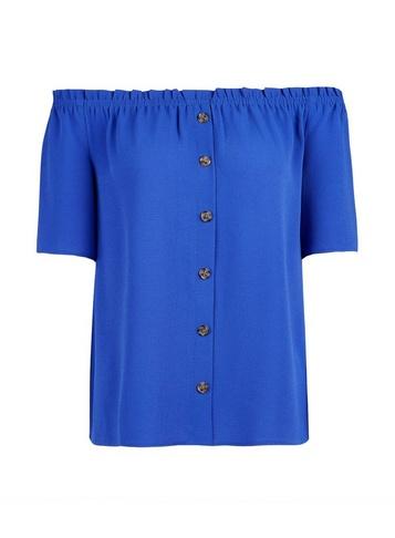 Dorothy Perkins Petite Cobalt Bardot Top