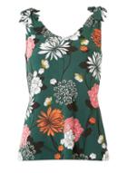 Dorothy Perkins Green Floral Print Vest