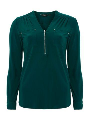 Dorothy Perkins Green Jersey Shirt
