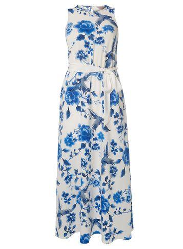 Dorothy Perkins Petite Bird Printed Maxi Dress