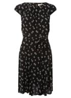 Dorothy Perkins *billie & Blossom Petite Black Balloon Print Skater Dress