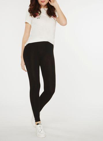 Dorothy Perkins 2 Pack Black Viscose Leggings