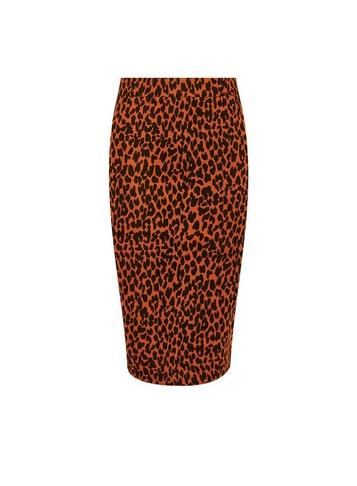 Dorothy Perkins Toffee Animal Print Skirt