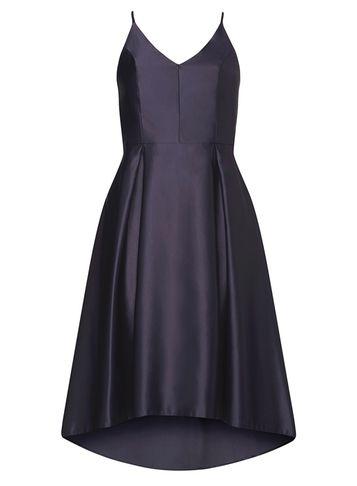 Dorothy Perkins *luxe Navy Sateen Camisole Dress