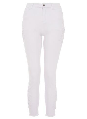 Dorothy Perkins *quiz White Denim Stretch Jeans