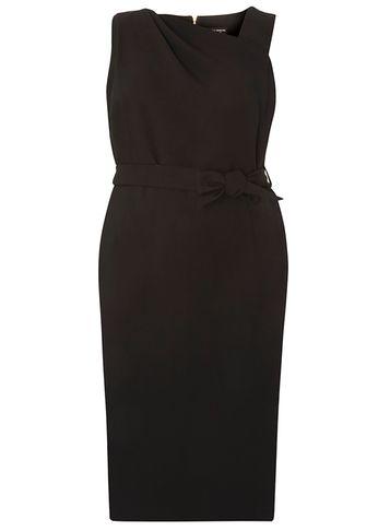 Dorothy Perkins Dp Curve Black Asymmetric Pencil Dress