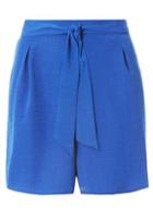 Dorothy Perkins Cobalt Tie Waist Shorts