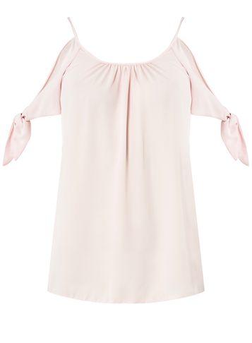 Dorothy Perkins Pink Cold Shoulder Camisole Top