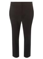 Dorothy Perkins Petite Black Smart Fitted Trousers