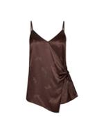 Dorothy Perkins Chocolate Jacquard Camisole Top