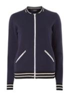 Dorothy Perkins *tall Navy Stripe Bomber