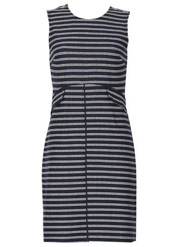 Dorothy Perkins *izabel London Navy Sleeveless Shift Dress