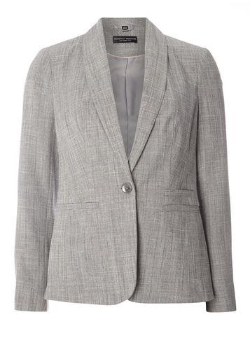 Dorothy Perkins Grey Herringbone Jacket