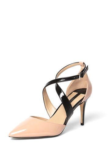 Dorothy Perkins Nude 'giana' Crossover Court Shoes