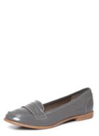 Dorothy Perkins Grey Patent 'lily' Loafers
