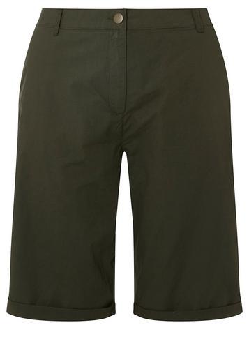 Dorothy Perkins *dp Curve Khaki Poplin Knee Shorts