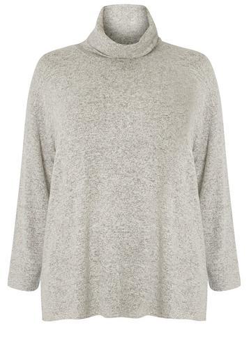 Dorothy Perkins *dp Curve Grey Cowl Neck Jumper
