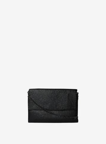 Dorothy Perkins Black Chainmail Cross Body Bag